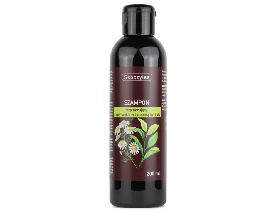 Szampon regenerujący z rumiankiem i zieloną herbatą - 200 ml - 2